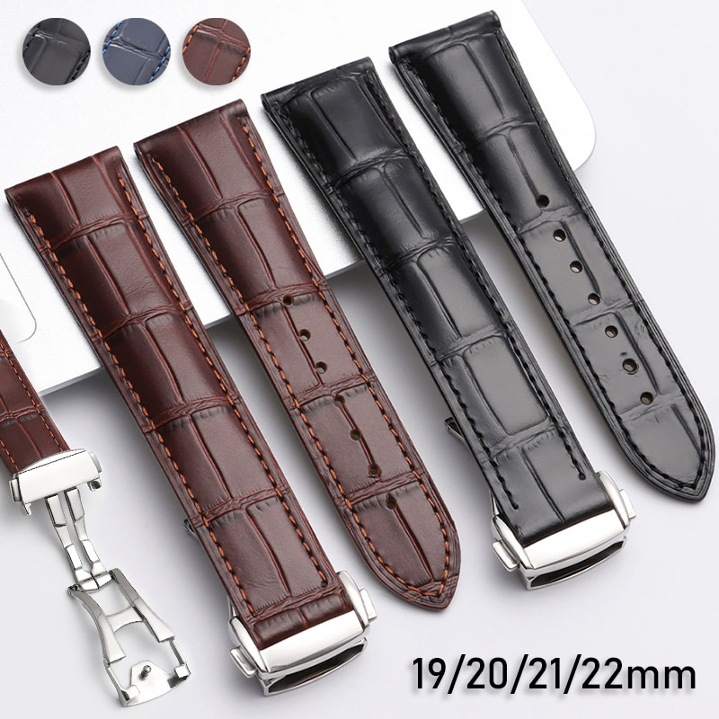 Omega Watch Seamaster - Leather Watch Strap 19mm 20mm 21mm