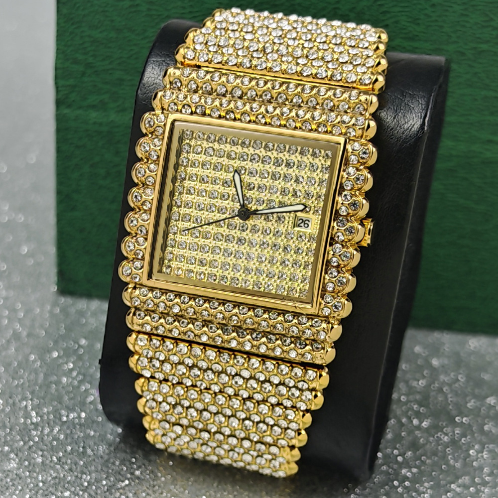 Butterfly Clasp Deployant - Men's New Hot Sale Hip-Hop Diamond