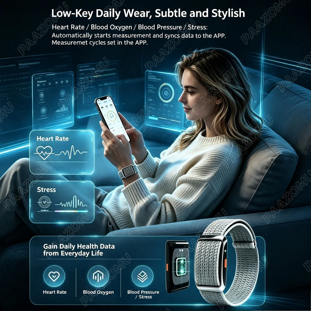 2026 New Screenless Health Fit - đánh giá và giá Canvas Strap Watch