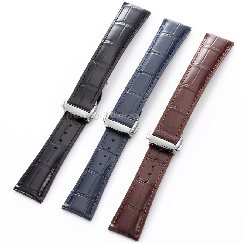 Leather Watch Strap 19mm 20mm  - đánh giá và giá Omega Watch Seamaster