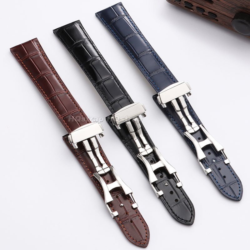Leather Watch Strap 19mm 20mm  - đánh giá và giá Omega Watch Seamaster
