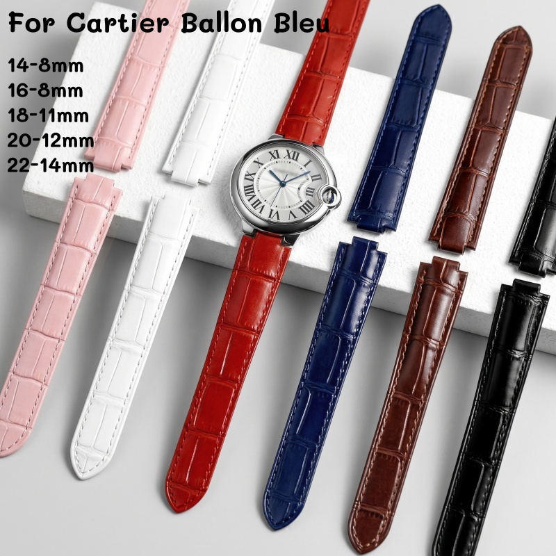 Leather Watch Strap Double Con - đánh giá và giá Cartier Watch Tank