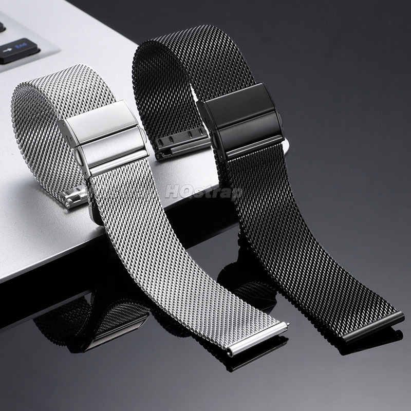 16/18/20/22mm 0.6mm Milanese M - đánh giá và giá Mesh Strap Metal